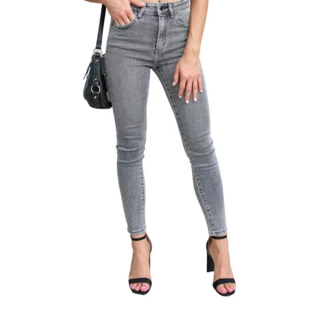 KanCan Gray High Rise Ankle Skinny Stretch Denim Jeans Women's Size 5 - 26